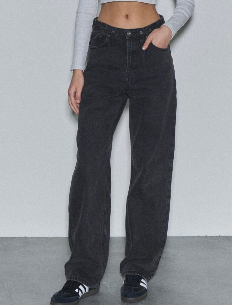 RS109 Baggy Jeans<span> - </span>CHARCOAL, XS
