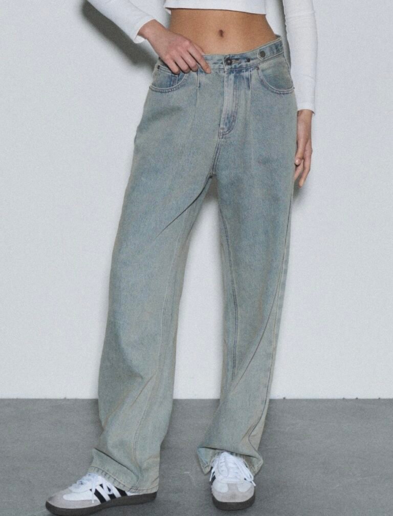 RS109 Baggy Jeans<span> - </span>WASHED BLUE, XS