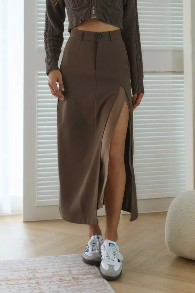 Anti Romantic Midi Skirt Brown