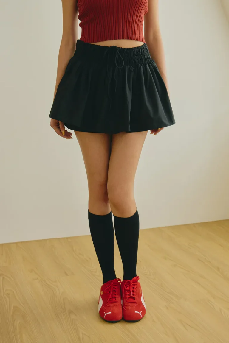 Blossom Mini Skirt Black