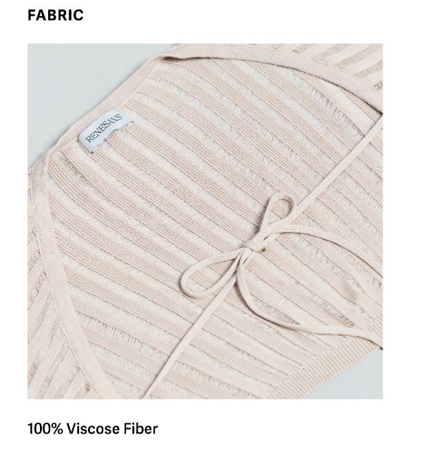 Breeze Knit Cardigan Milk Tea FABRIC 2