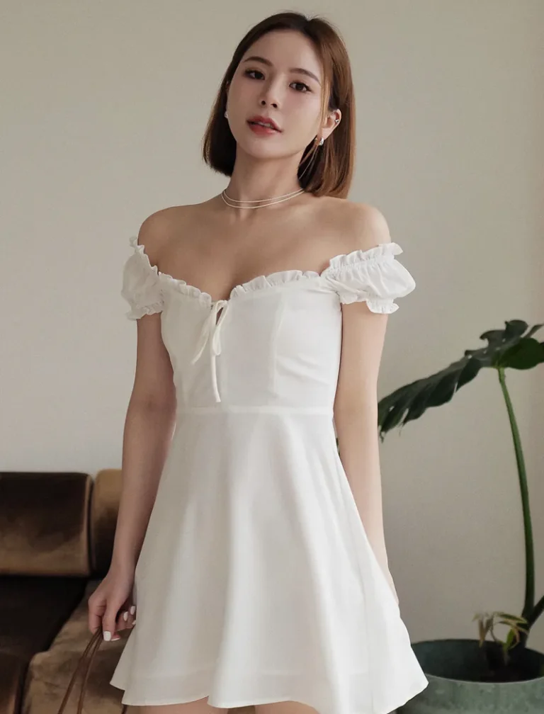 Cuteness Overload Dress<span> - </span>White, S