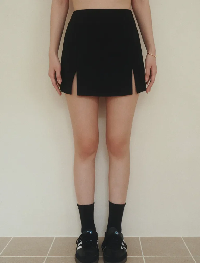 Double Kill Mini Skirt<span> - </span>Black, XS