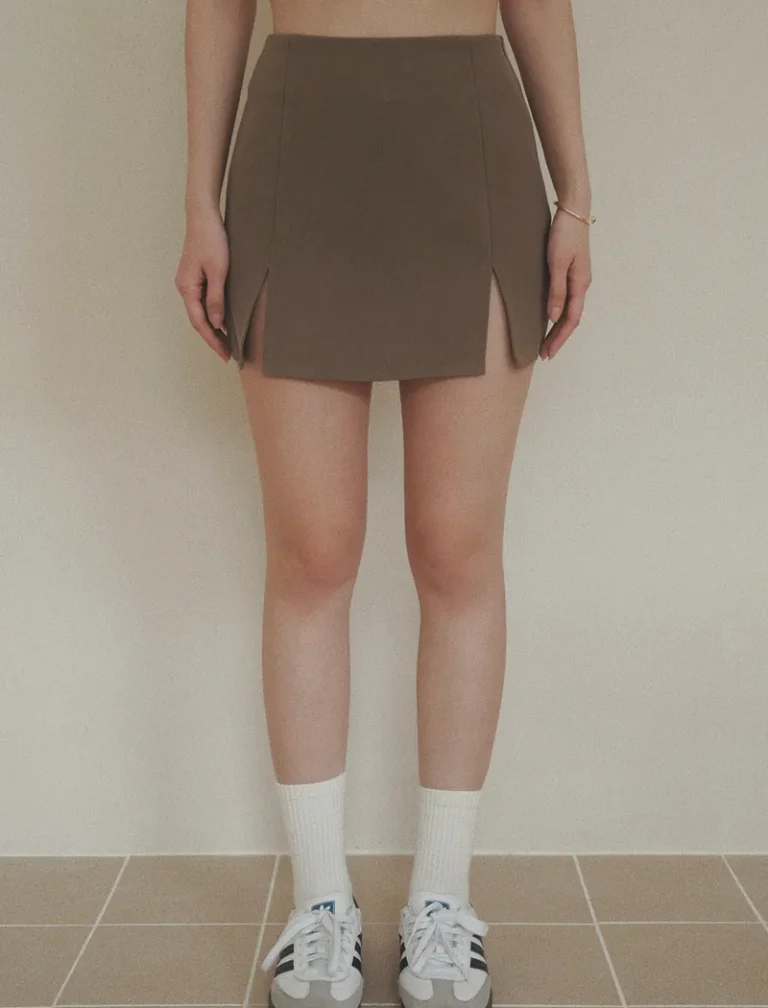 Double Kill Mini Skirt<span> - </span>TAUPE, XS