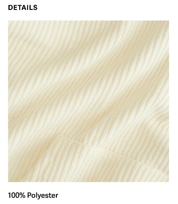 Double Layer Knitted Hoodie Almond FABRIC 3