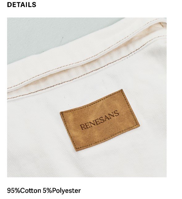 Flawless Denim Jacket White FABRIC 2