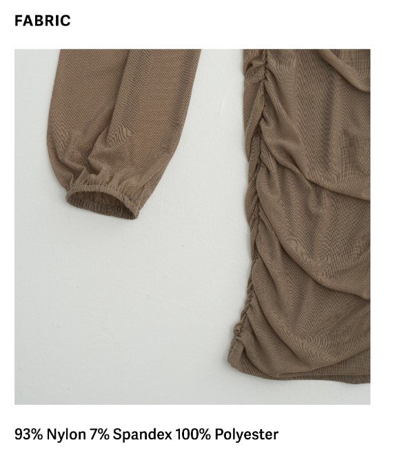Get In Line Dress Taupe FABRIC 1