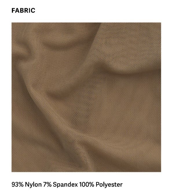 Get In Line Dress Taupe FABRIC 3