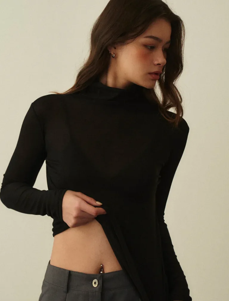 Good Good Turtleneck<span> - </span>NOIR, S
