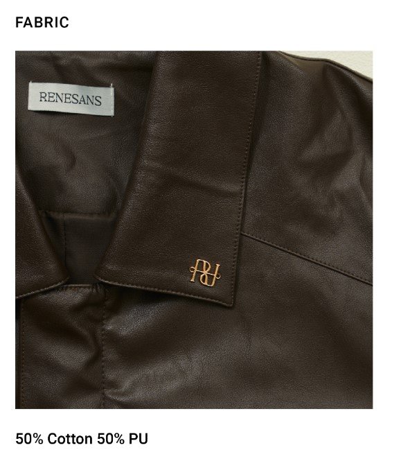 Guardian Leather Jacket Deep Taupe FABRIC 1