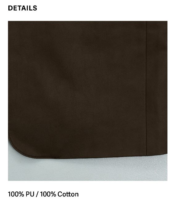 Heritage Leather Blazer Black FABRIC 3