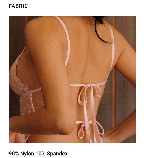 Hot Romances Bra Top Dahlia Fabric 1