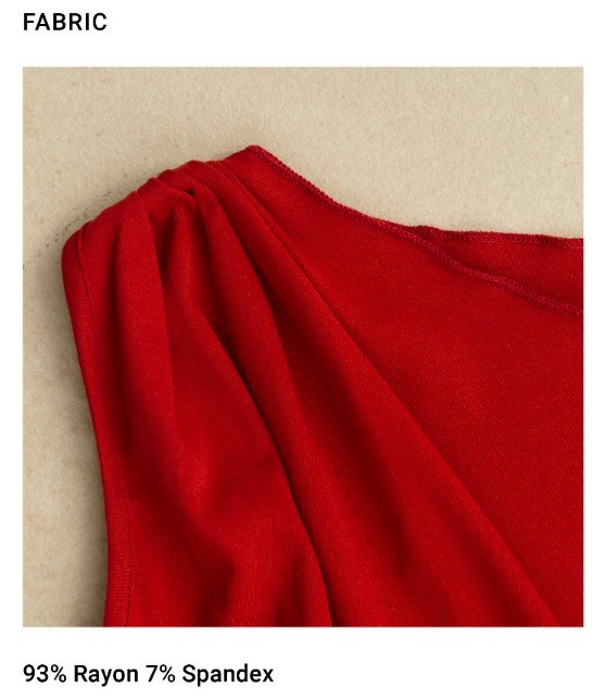Knot My Vibe Top Ruby Febric 2