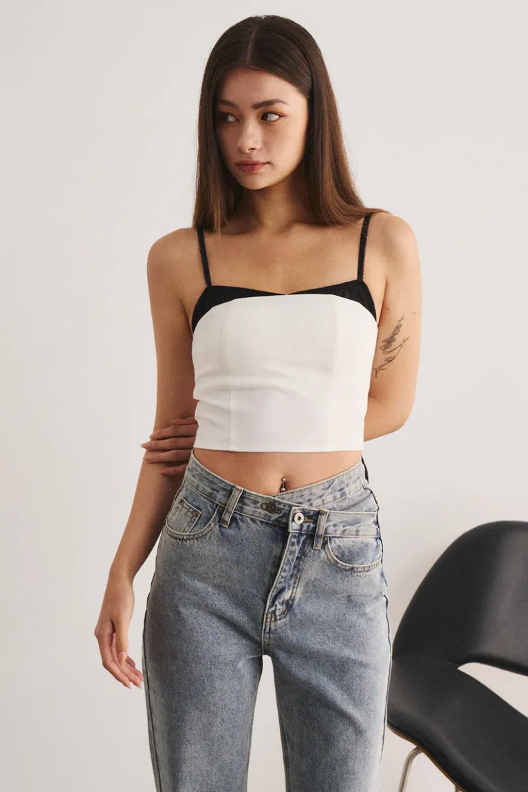 Lace Lover Bra Top White