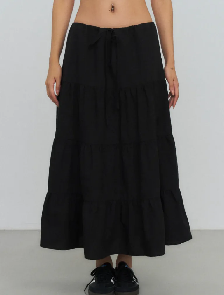 Lovable Maxi Skirt<span> - </span>Black, F