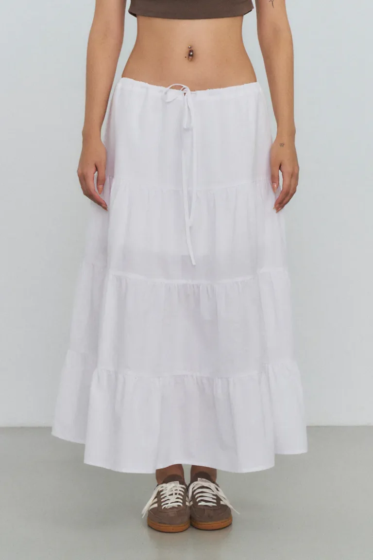 Lovable Maxi Skirt White