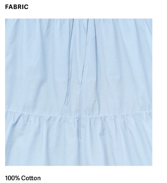 Lovable Maxi Skirt White FABRIC 1