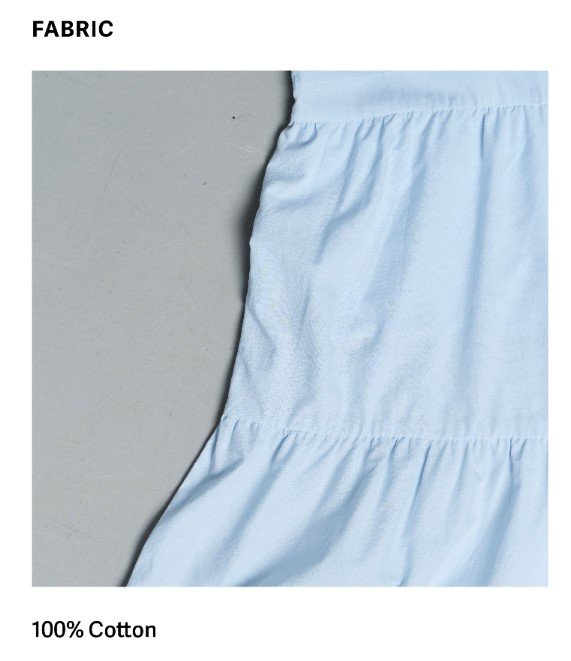 Lovable Maxi Skirt White FABRIC 4