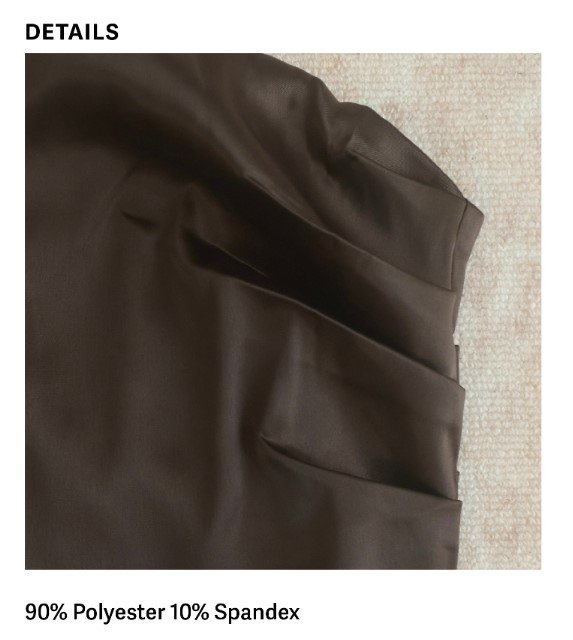 Love Language Silk Dress Midnight FABRIC 1