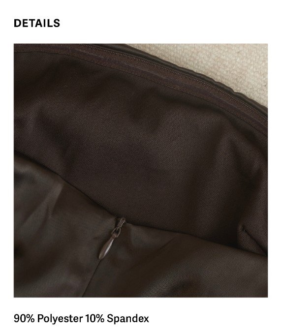Love Language Silk Dress Midnight FABRIC 3