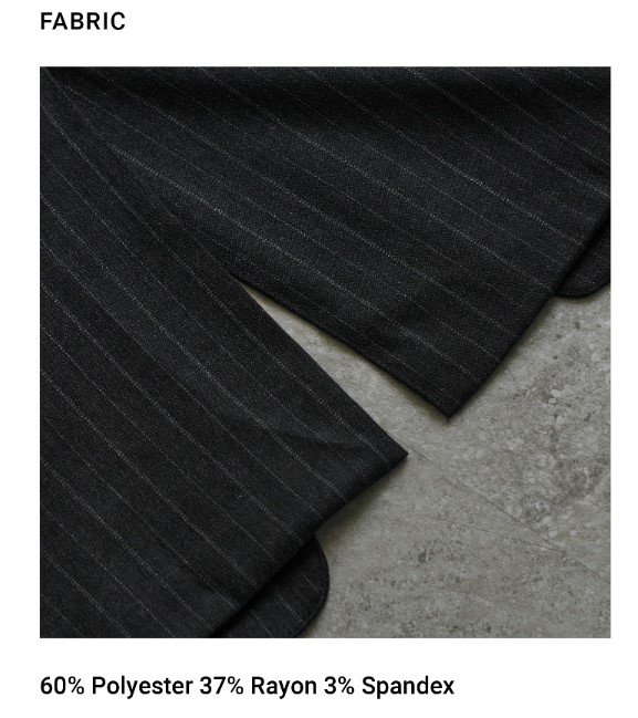 Most Wanted Blazer Dark Grey FABRIC 1