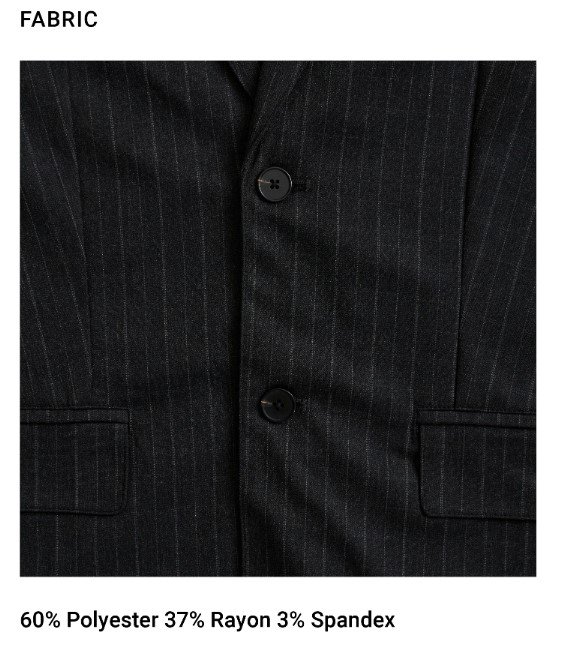 Most Wanted Blazer Dark Grey FABRIC 3
