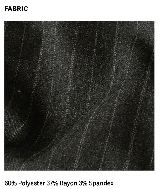 Most Wanted Trousers Dark Grey FABRIC 2