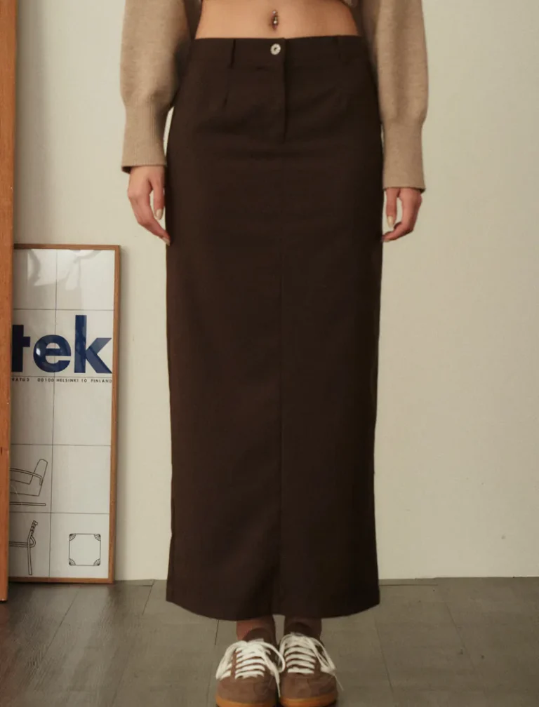 Muse Maxi Skirt<span> - </span>ESPRESSO, XS