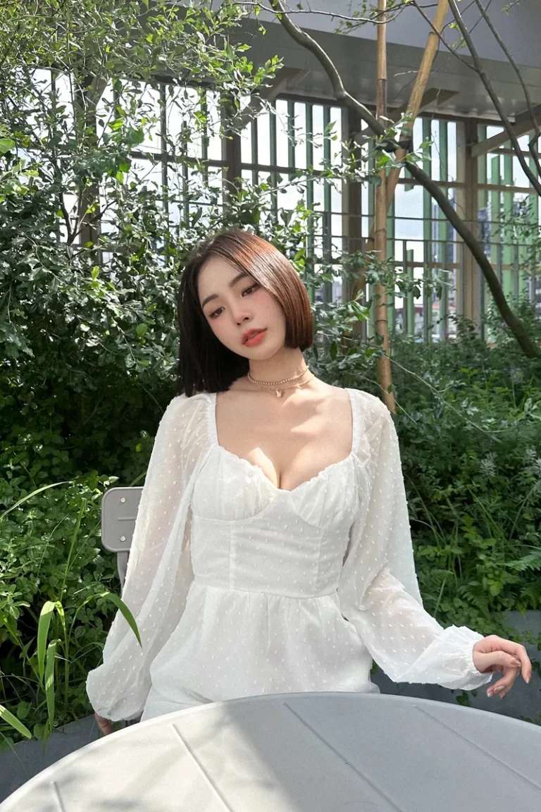 Obsessed Babydoll Dress White