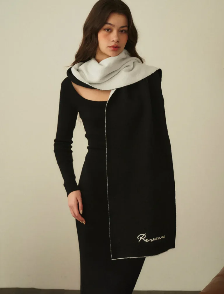 RENESANS Luxe Wool Scarf<span> - </span>NOIR