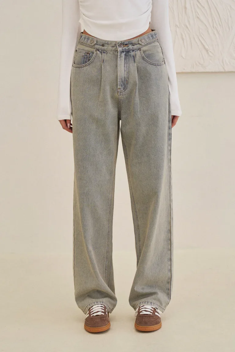 RS109 Baggy Jeans Washed Blue