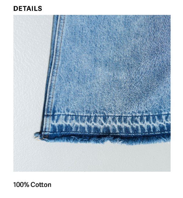 RS923 Wide Leg Jeans Blue FABRIC 4