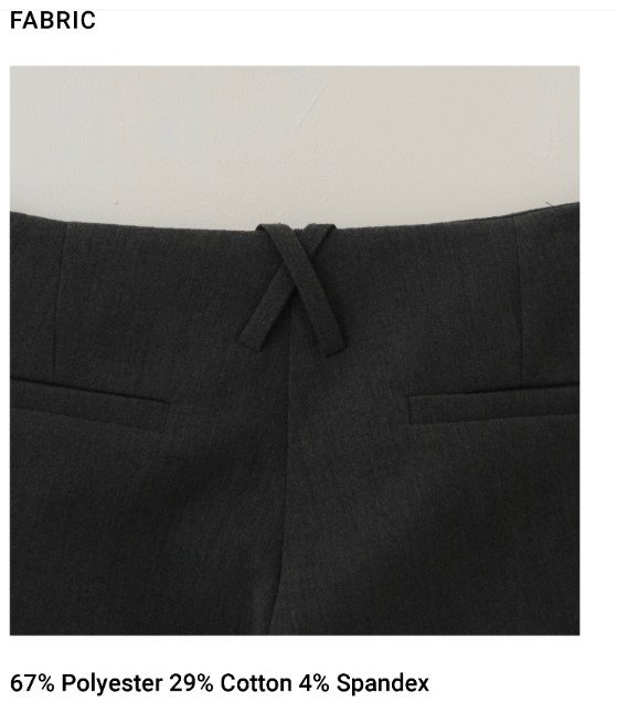 Retro Dream Pants Black FABRIC 5