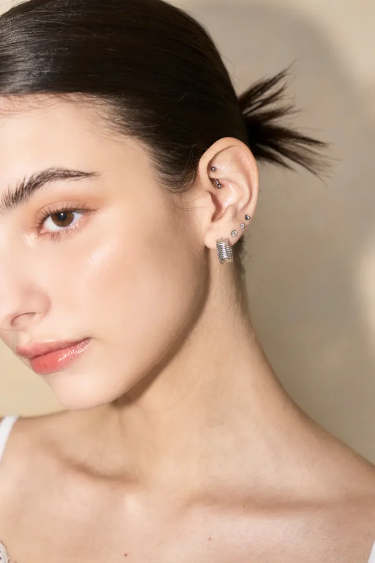 Satellite Earrings - Silver