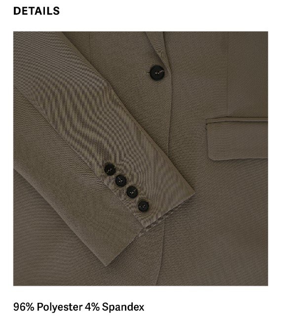 Savvy Blazer Taupe FABRIC 2
