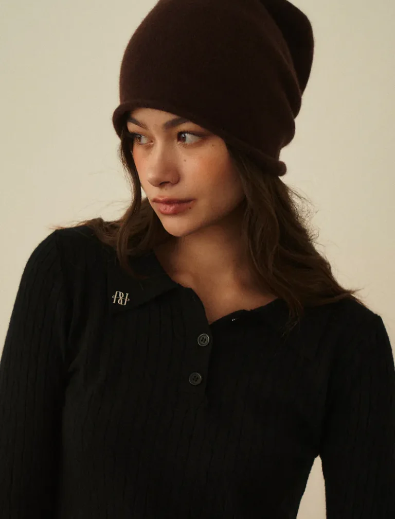 Slouch Wool Beanie<span> - </span>NOIR