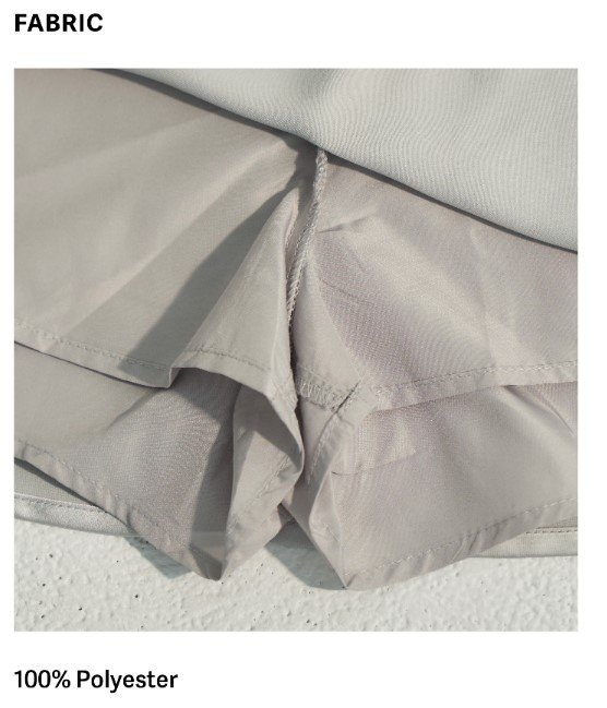 Slow Motion Silk Skirt Brown FABRIC 2