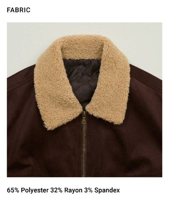 Suede Bomber Jacket Espresso FABRIC 4