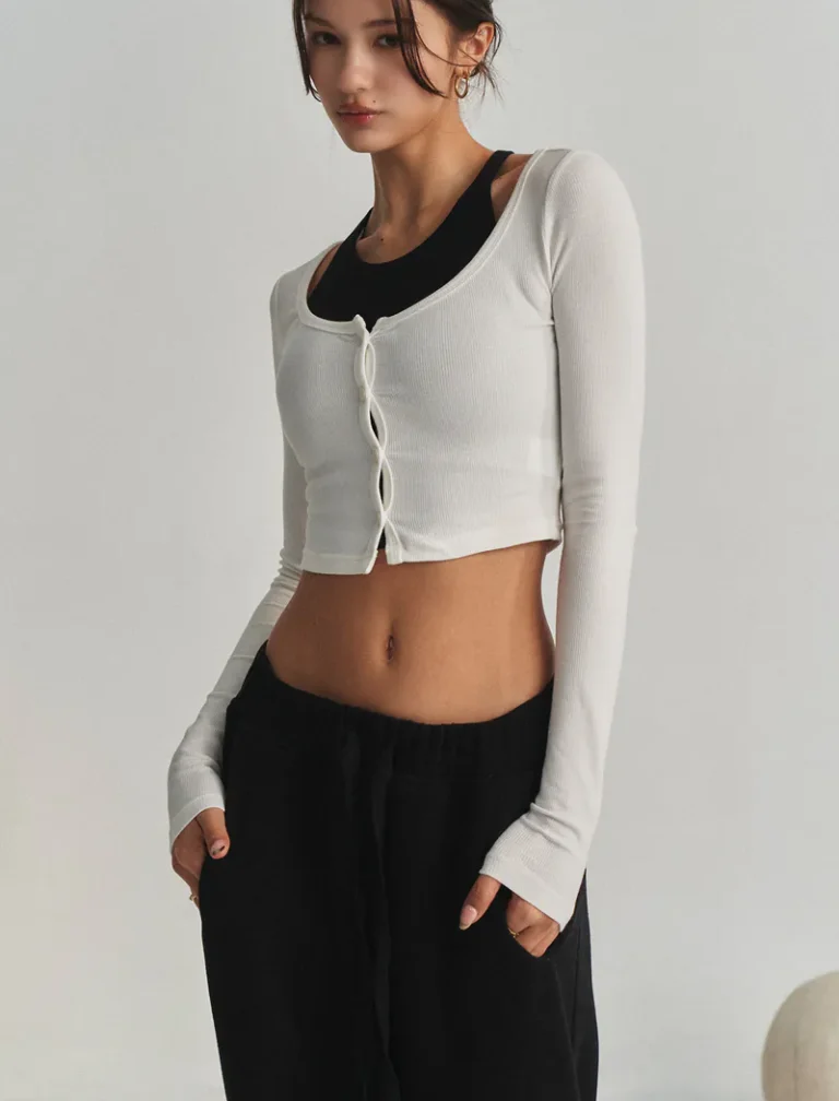 Super Shy Top<span> - </span>White, S