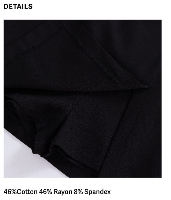 Supreme Mini Skirt Black FABRIC 2