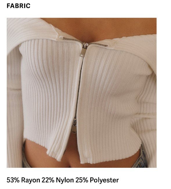 Swipe Right Sweater Black FABRIC 2