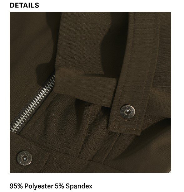 The Baddest Jacket Black FABRIC 2