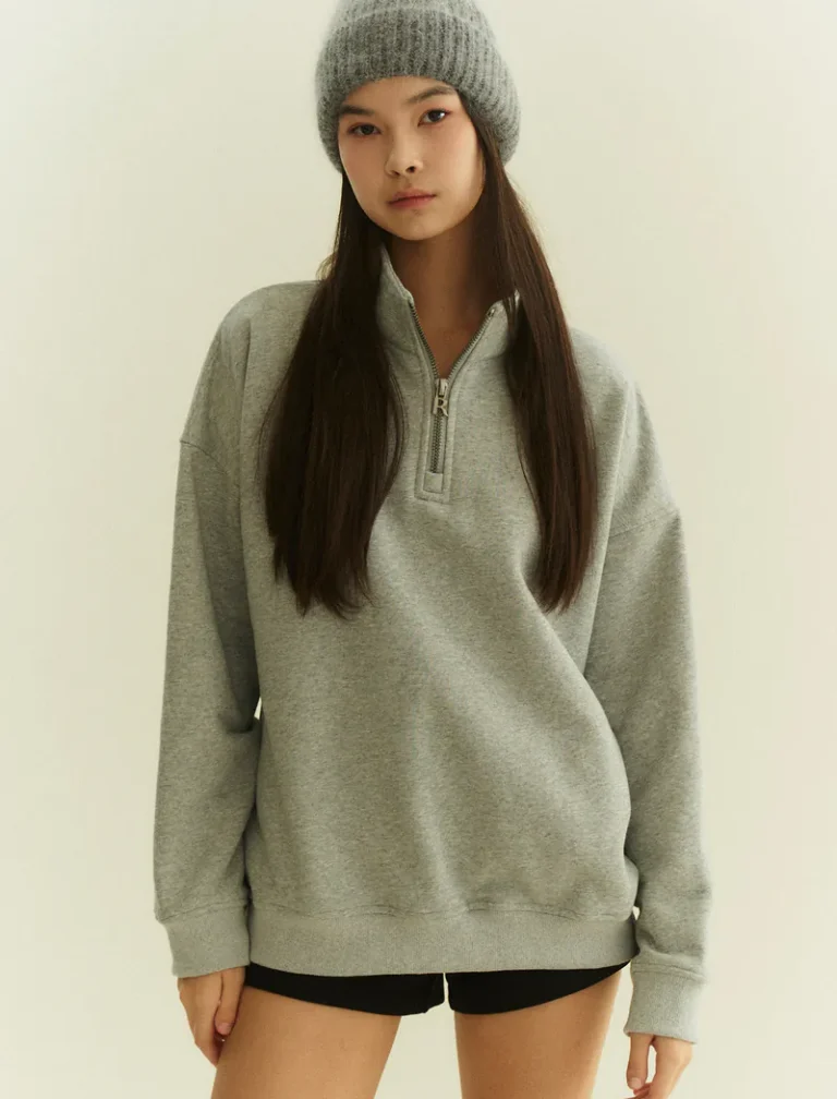 Vibe Check Sweatshirt<span> - </span>Light Grey, S