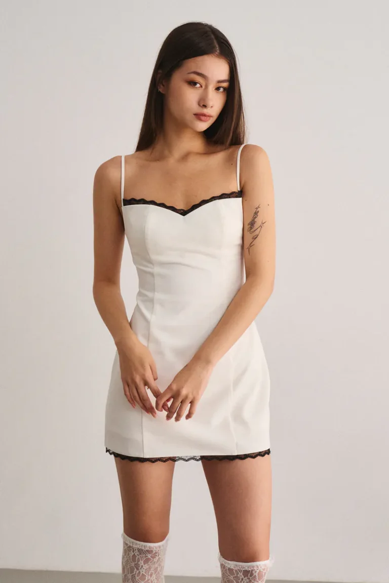 Wealthy Girl Bra Dress White