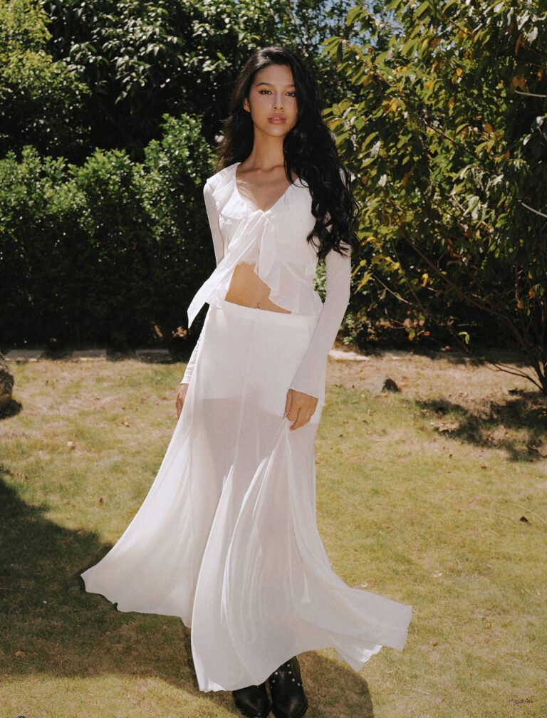 Daydream Maxi Skirt<span> - </span>White, S